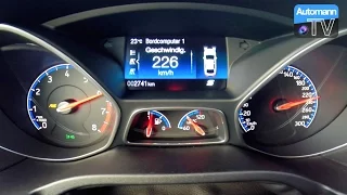 2016 Ford Focus RS (350hp) - 0-200 km/h acceleration (60FPS)