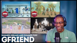 GFRIEND | 'Sunny Summer', 'Fever', 'Memoria', 'Fallin' Light' MV REACTION | Dreamy summer vibes!!