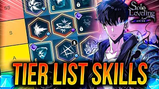 TIER LIST MEJORES SKILLS y RUNAS PARA SUBIR!!! 📈 DAÑO BREAK META! 🙂 | Solo Leveling: Arise