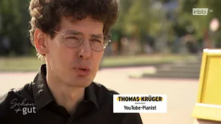 Thomas Krüger – Mr. Pianoman im TV beim rbb: "schön + gut"