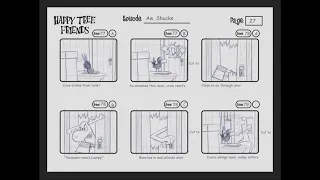 Happy Tree Friends TV Series Episode 9C - Aw, Shucks! - Storyboards