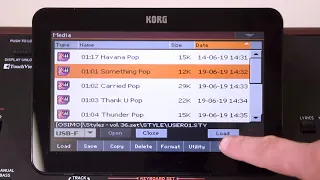 Korg PA Tutorial: Loading a Single Style from a USB Key on PA1000
