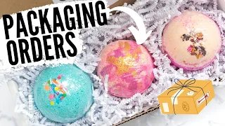 How I Package and Ship Orders! || bath bombs, National Shrink-wrap