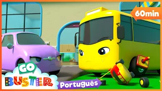 😡 Buster e Scout brigam! 😡 | 1 HORA DE BUSTER! | Go Buster em Português | Desenhos Animados Infantis