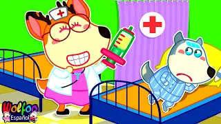 Wolfoo, Vamos al Doctor🚑👨‍⚕️ El bebé se enfermó | Videos educativos para niños | Wolfoo en español