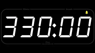 330 MINUTE - TIMER & ALARM - 1080p - COUNTDOWN