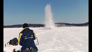 На реках в ХМАО начали взрывать лед