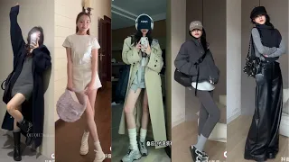 OUTFITS PHỐI ĐỒ MÙA THU ĐÔNG NĂNG ĐỘNG SIÊU DỄ -XINH CHO CÁC CÔ GÁI || DOUYIN