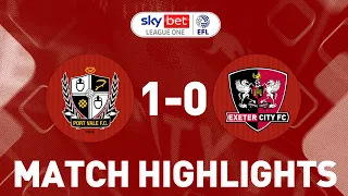 HIGHLIGHTS: Port Vale 1 Exeter City 0 (18/2/23) EFL Sky Bet League One