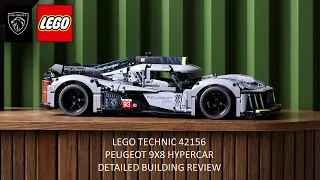 Lego Technic 42156 Peugeot 9X8 Detailed Building Review | LEGO INSIDER