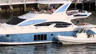 Mystery Yacht Towing Side Tender #yacht #tinder #boat #boating