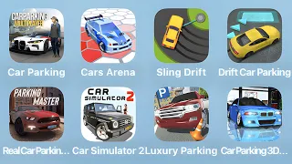 Car Parking, Cars Arena, Sling Drift, Drift Car Parking and More Car Games iPad Gameplay