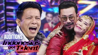 Nempel Denny Sumargo! Donahe Sukses Buat Ariel Tertawa! | Auditions | Indonesia`s Got Talent 2022