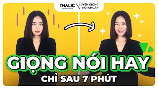 THALIC VOICE | CÁCH ĐỂ CÓ GIỌNG NÓI HAY NHANH NHẤT  #thalicvoice #giongnoihay