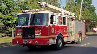 Philadelphia Fire Department Water Tower 38 Responding