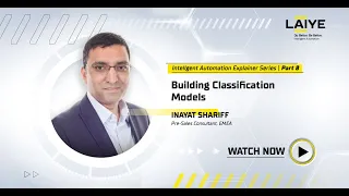 Explainer Series part 8 - Building Classification models