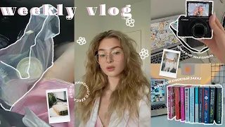 WEEKLY VLOG | новая камера и много новых книг