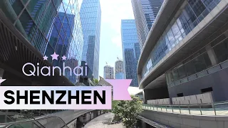 Cycling in The Most Futuristic City of China , Shenzhen  ( Qianhai02) EP31