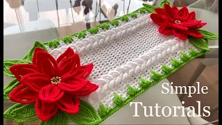 Como hacer Centros de Mesa Bonitos Lindos Elegantes para Navidad a Crochet