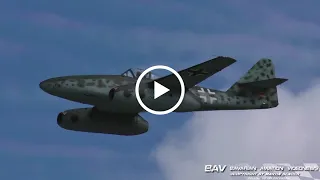 Messerschmitt Me262A-1a - Messerschmitt Stiftung D-IMTT - flyby & landing at Manching Air Base