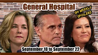 General Hospital Weekly Spoilers September 18 to September 22, 2023 #gh