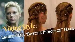 Vikings Style: Lagertha's "Battle Practice" Hair