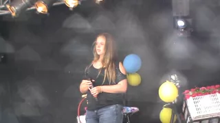 Birdy not about angels live cover by 14 years old Aylinn