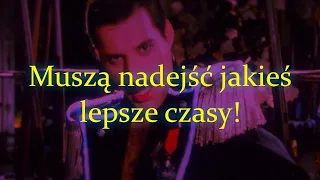 Freddie Mercury - Living On My Own    (Tłumaczenie PL)