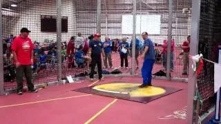 Special Olympics Michigan Athlete Competes in Shot Put