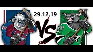 Colorado Avalanche vs Dallas Stars | 29.12.19 | Game Highlights | VKHL 2019/20 | Обзор