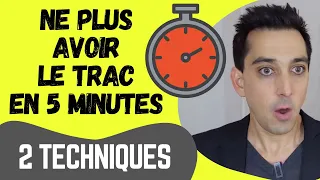 Comment ne plus avoir le trac en 5 minutes (avec 2 techniques faciles et efficaces)