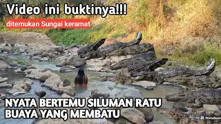 Ngeri ditemukan siluman ratu buaya di dalam sungai purba di atas gunung