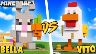 DOM KRÓLIK VS DOM KURCZAK W MINECRAFT | Vito vs Bella