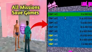 GTA Vice City Big Mission Pack Mod reVC All Missions Save Game(Save File)