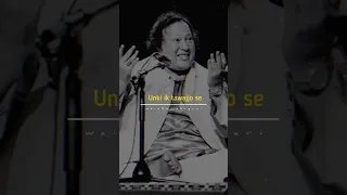 Unke ik taghaful se || #nfak #nusratfatehalikhan #shorts