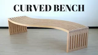 Curved bench