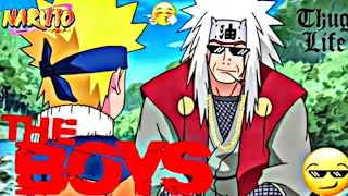 Naruto Jiraiya Funny Moments Hindi 😂 || Naruto thug life #narutomemes