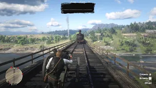 RDR2 - Will the cannon stop the high speed train