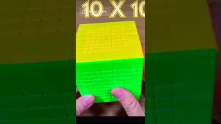 All SIZES RUBIK'S cube cube 1x1 to 13x13 different sizes #subscribe #tiktok #shortsfeed #SHORTS