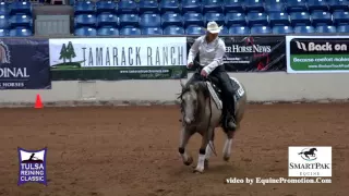 Dunitwithashineyface ridden by Amy Stoney  - 2016 Tulsa Reining Classic (Non Pro Derby)