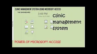 How to Create a Clinic Management System Complete System using Microsoft Access
