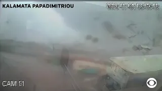 Tornado Caught On Camera In Greece