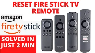 How to Reset Amazon Fire Stick TV Remote || Fire Stick Remote Not Working - Easy Home Repair  Guide