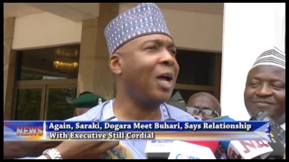 Again, Saraki, Dogara Meet Buhari, Says Relationship With Executive Still Cordial