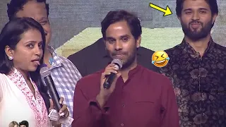 Director Anudeep KV Funny Speech @ Prince Movie Pre Release Event | Political Fire