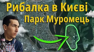 Парк Муромець, місця де крута рибалка в КИЄВІ