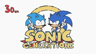 Sonic Generations ANIMATED in 2 MINUTES (for 30th)