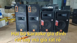 Em lên cho anh Em hai bộ karaoke gia đình rất hay mà giá rất rẻ. Mạnh Quang audio LS#398