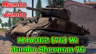 M4A3E2 (76) W Jumbo Easy 8 Sherman 76mm Cannon - All It Knows Are BR Increases [War Thunder]