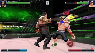 Roman reigns vs John Cena wwe mayhem fight